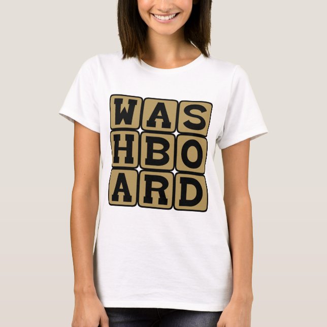 T-shirt Lave-linge, Outil de lavage ou Abs (Devant)