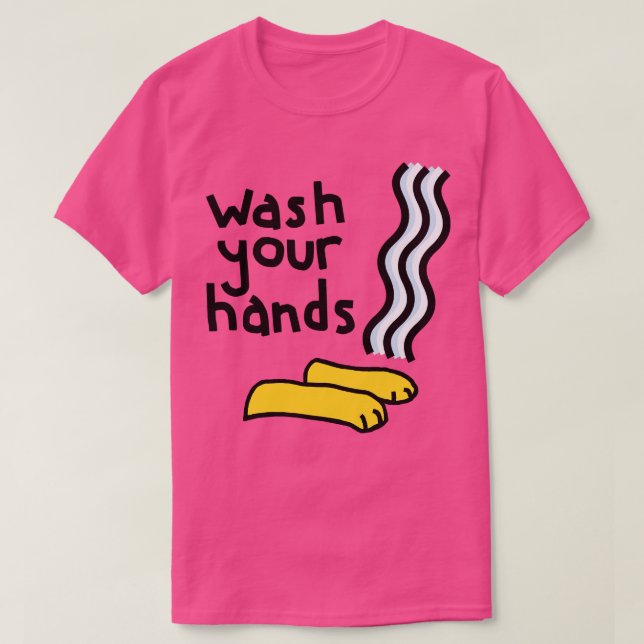 T-shirt Lave-toi les mains (Design devant)
