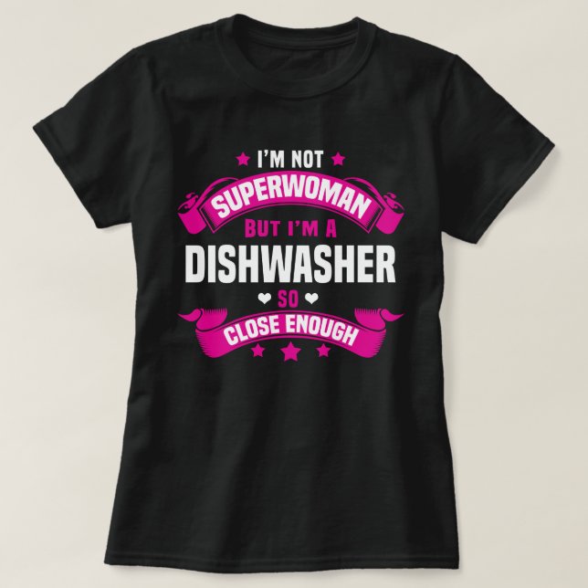 T-shirt Lave-vaisselle (Design devant)