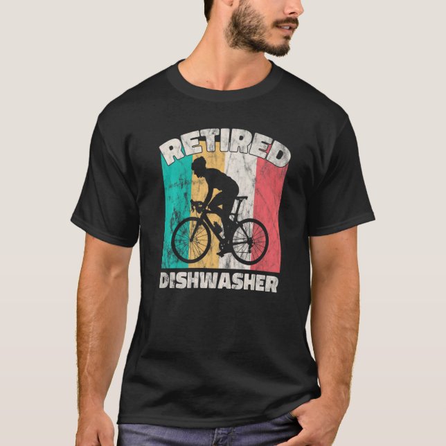 T-shirt Lave-vaisselle à la retraite (Devant)