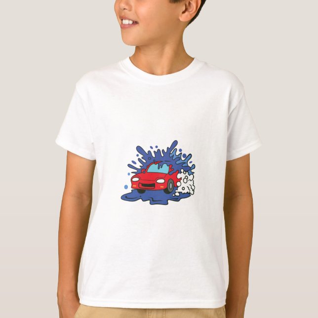 T-SHIRT LAVE-VOITURE (Devant)