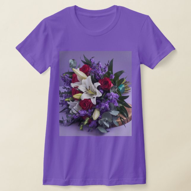 T-shirt Lavender Bouquet (Poser)
