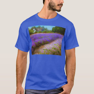 T-shirt Lavender Field et Agritourisme paysager Painti