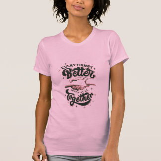 T-shirt Lavender Girls Mieux Ensemble