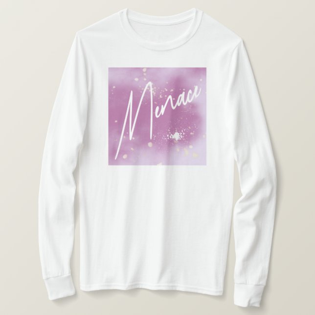 T-shirt Lavender Menace, IYKYK Subtle Sapphic, wlw (Design devant)