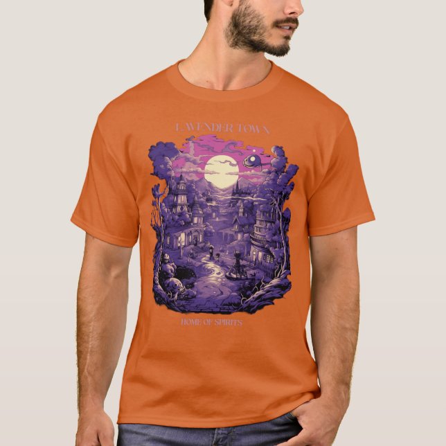 T-shirt Lavender town Home of spirits (Devant)