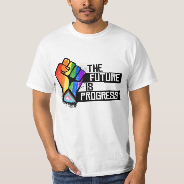 T-shirt L'avenir c'est le progrès (Devant)