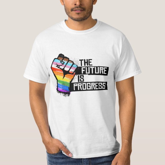 T-shirt L'avenir c'est le progrès (Devant)