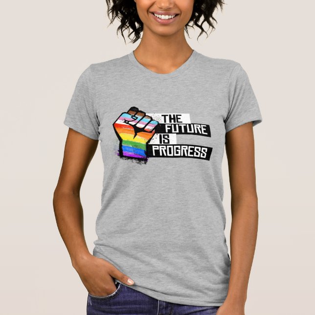 T-shirt L'avenir c'est le progrès (Devant)