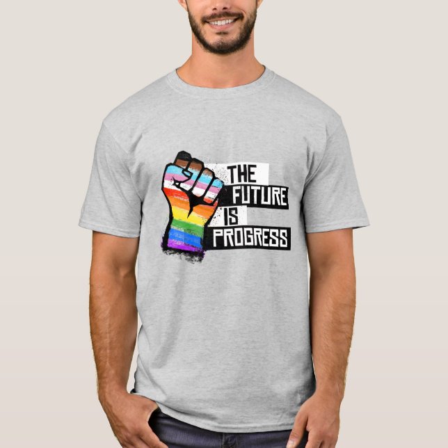 T-shirt L'avenir c'est le progrès (Devant)
