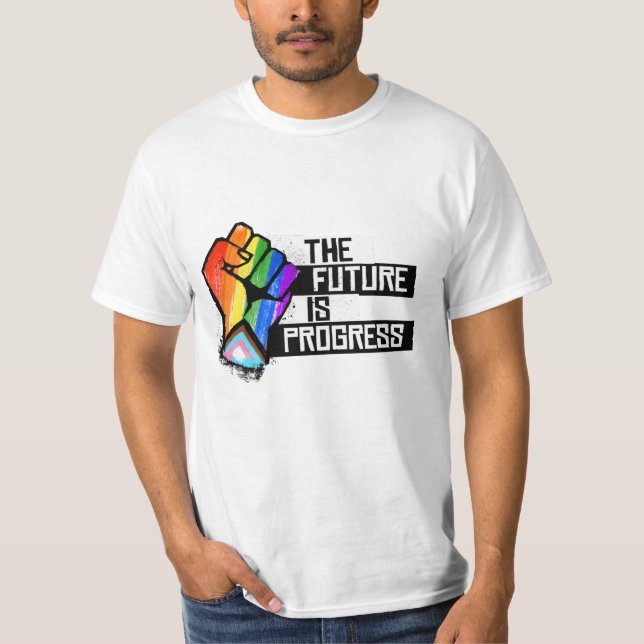 T-shirt L'avenir c'est le progrès (Devant)