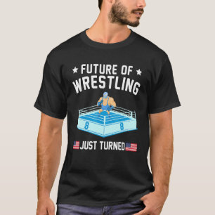 T-shirt L'Avenir De La Lutte Juste Tourner 8 Anniversaire