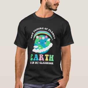 T-shirt L'Avenir De La Planète Terre Est Dans Mon Enseigne