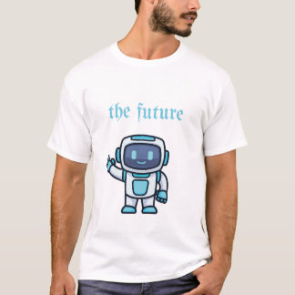 T-shirt L'Avenir - Design robotique mignon