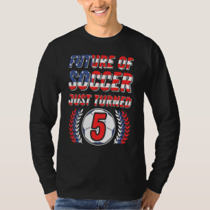 T-shirt L'Avenir Du Football Vient De Devenir 5 Anniversai