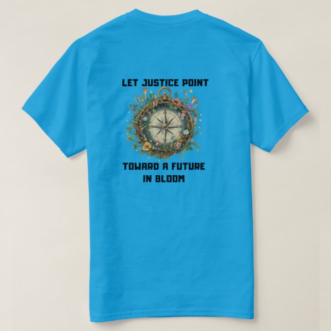T-shirt L'avenir en fleurs (Design dos)