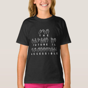 T-shirt L'avenir est accessible ASL Sign Language