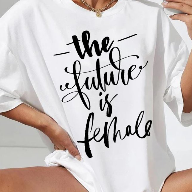 T-shirt L'avenir est féminin (Créateur téléchargé)