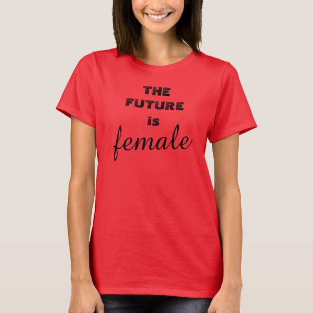 T-shirt L'avenir est féminin (Devant)