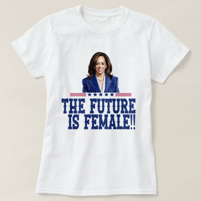 T-shirt L'Avenir Est Femme Kamala Harris (Design devant)