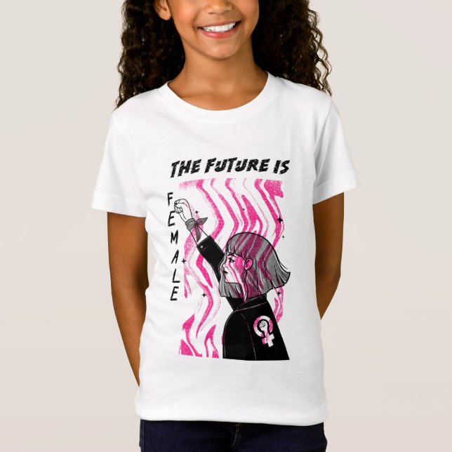 T-Shirt L'avenir est l'égalité féministe féminine (Devant)