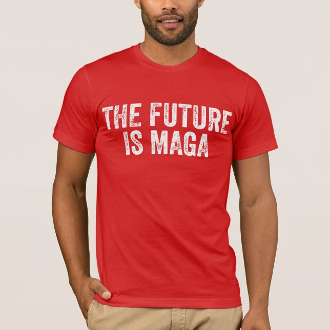 T-shirt L'Avenir Est L'Élection 2024 MAGA-Trump (Devant)