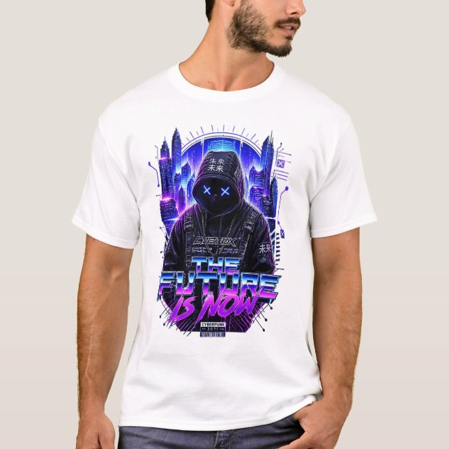 T-shirt l'avenir est maintenant (Devant)
