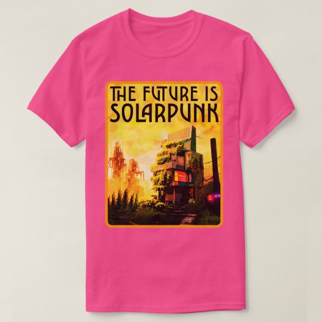 T-SHIRT L'AVENIR EST SOLARPUNK (Design devant)