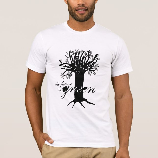 T-shirt L'avenir est vert (Devant)