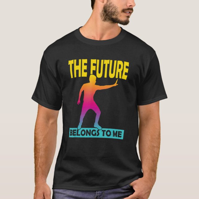 T-shirt L'Avenir M'Appartient À Une Motivation Optimiste (Devant)