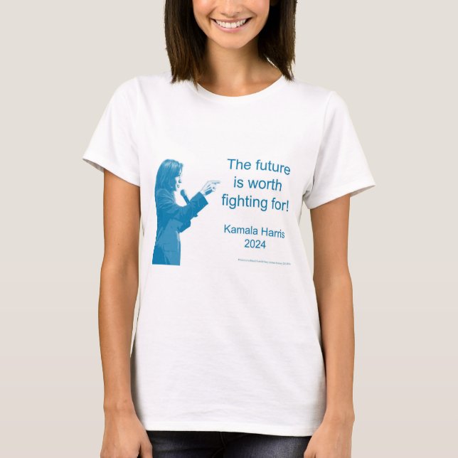 T-shirt L'avenir mérite d'être combattu pour lui. Vote Kam (Devant)