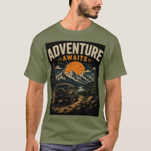T-shirt L'aventure Attend – Collectionnez les Moments et N