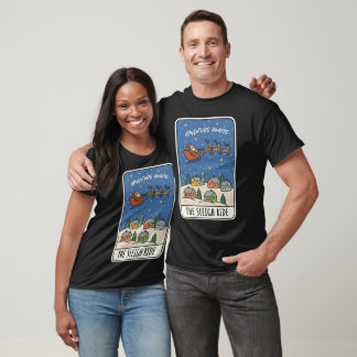 T-shirt L'aventure attend le traîneau du Père Noël à Noël