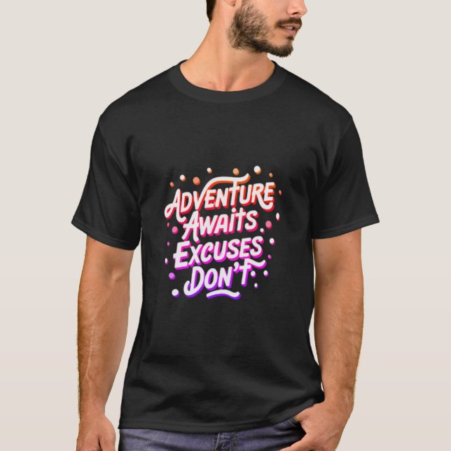 T-shirt L'aventure attend Tee (Devant)