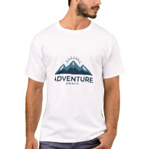 T-Shirt "L'Aventure Attend" | Tee-shirt de Randonn