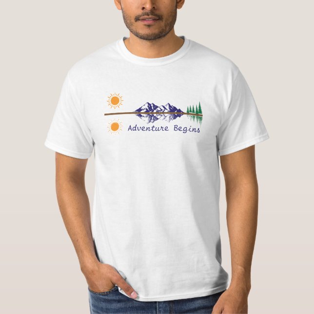 T-shirt L'aventure commence (Devant)