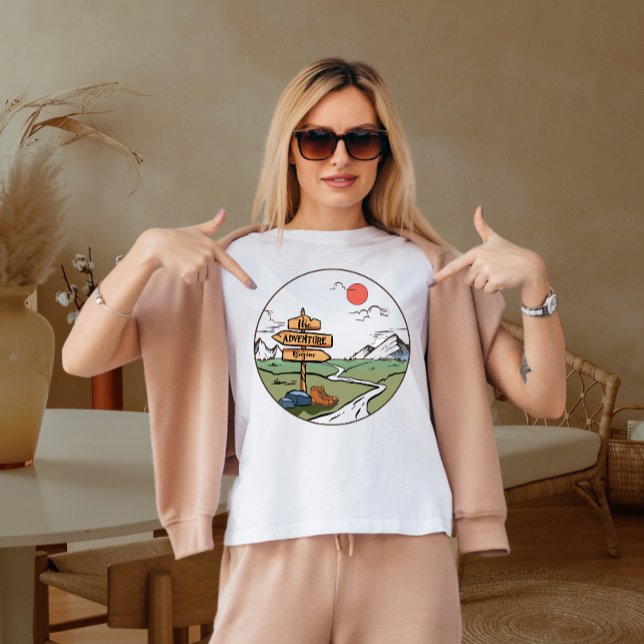 T-shirt L'aventure commence (Créateur téléchargé)