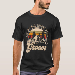 T-shirt L'aventure commence Mariage de couples mariés asso