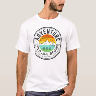 T-shirt L'aventure de la vie sauvage commence