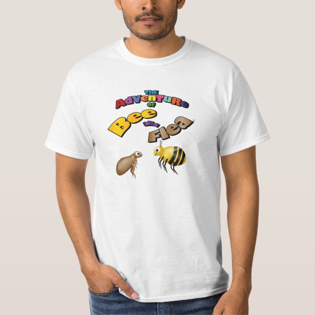 T-shirt L'aventure de l'abeille et de la puce (Devant)