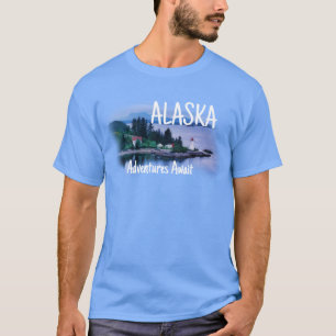 T-shirt L'aventure de l'Alaska vous attend