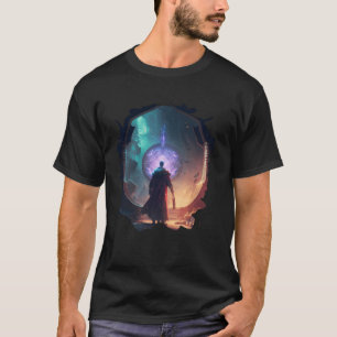 T-shirt L'aventure du magicien Le portail mystique