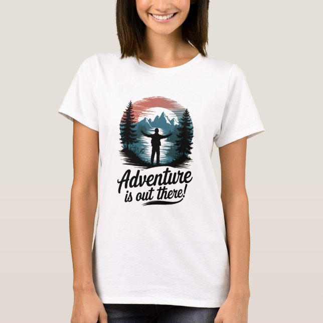 T-shirt L'aventure est là (Devant)