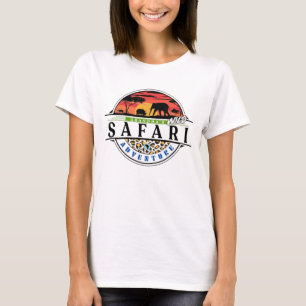 T-shirt L'aventure sauvage de grand-mère au safari, l'aven