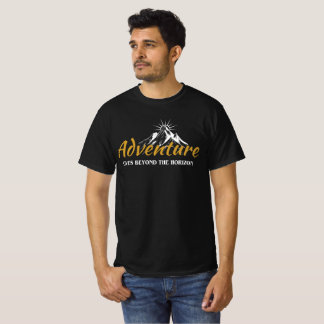 T-shirt L'aventure vit au-delà de l'horizon