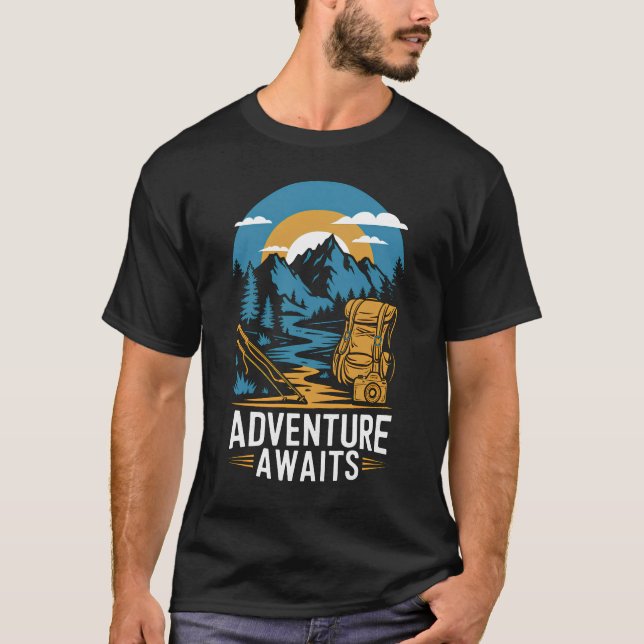 T-shirt L'aventure vous attend (Devant)