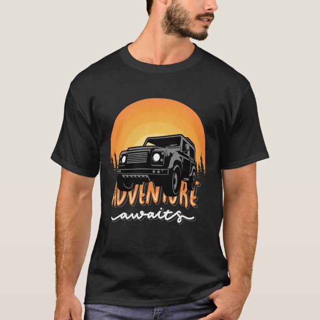 T-shirt L'aventure vous attend (Devant)