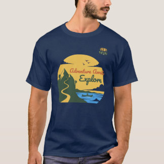 T-shirt L'aventure vous attend : Explorez et profitez de l