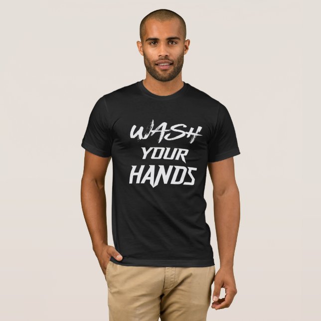 T-shirt laver la main (Devant entier)