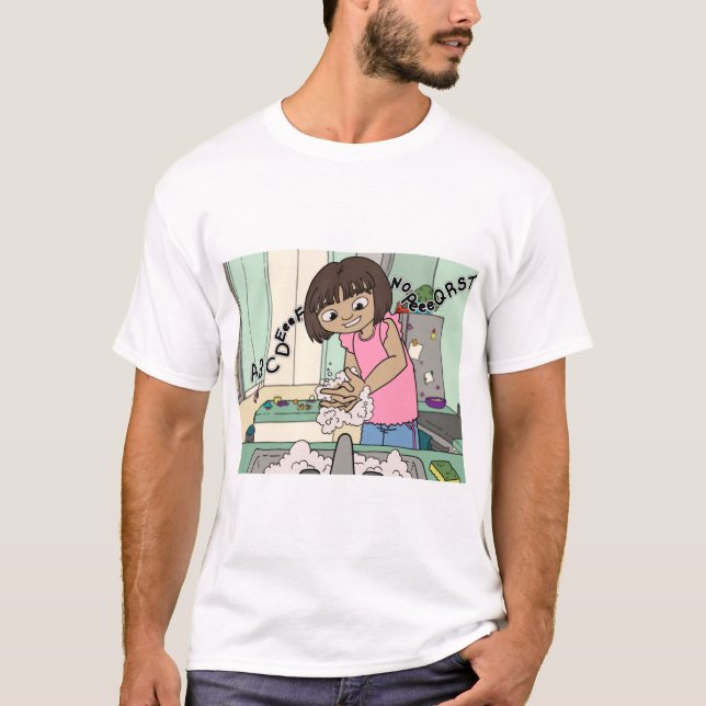 T-shirt Laver les mains (Devant)